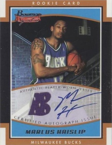 2002-03 Bowman Signature - Marcus Haislip #SE-MH