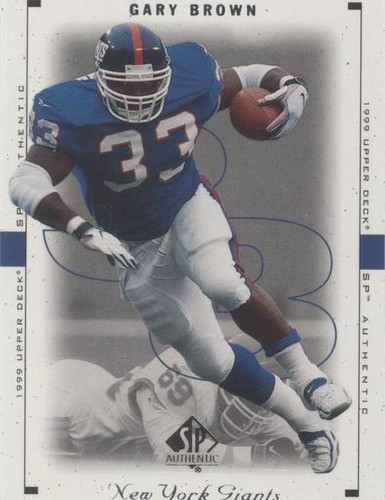 1999 SP Authentic Gary Brown #56