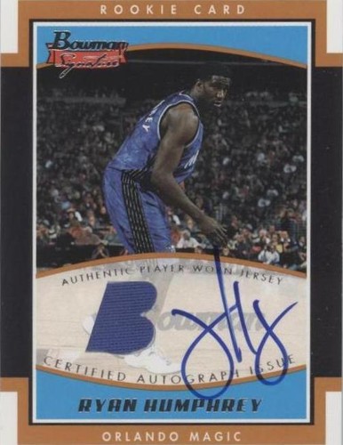 2002-03 Bowman Signature - Ryan Humphrey #SE-RHU