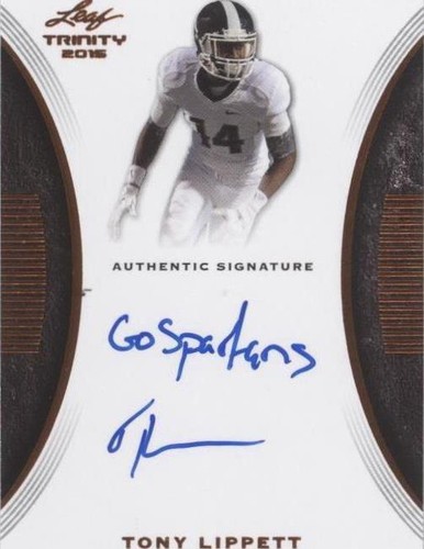 2015 Leaf Trinity Tony Lippett #TS-TL1