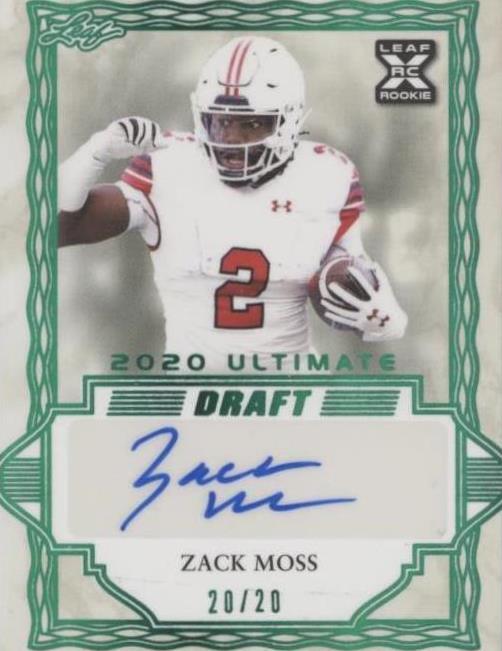 Zack Moss Trading Cards for sale | eBay