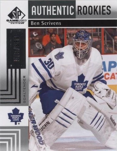 2011-12 SP Game Used Edition - Ben Scrivens #111