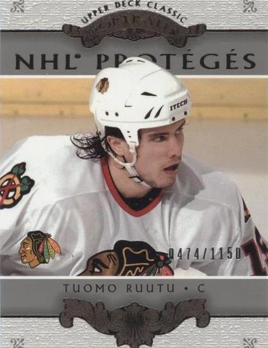 2003-04 Upper Deck Classic Portraits - Tuomo Ruutu #176