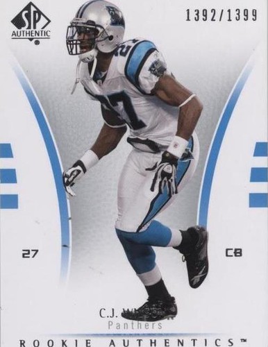 2007 SP Authentic C.J. Wilson #156