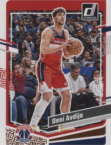 Deni Avdija 2024-25 Panini Donruss Holo Red Laser /99 #119