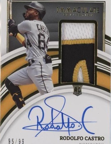 2022 Panini Immaculate Collection - Rodolfo Castro #158