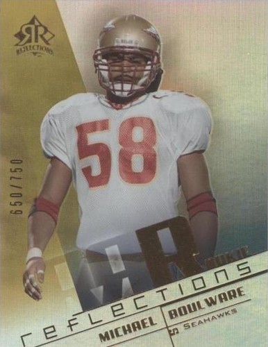 2004 Upper Deck Reflections Michael Boulware #137