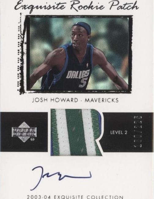 2003-04 Upper Deck Exquisite Collection - Josh Howard #53