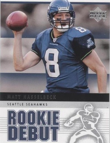 2005 Upper Deck Rookie Debut Matt Hasselbeck #86