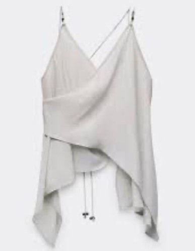 しろな様 TULLE BEADED SEQUIN TOP - Silver | ZARA United States