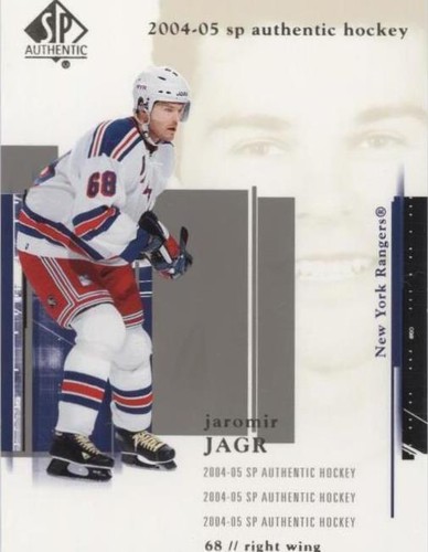 2004-05 SP Authentic - Jaromir Jagr #57