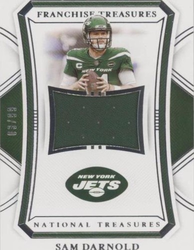 2020 Panini National Treasures Sam Darnold #FT-SD