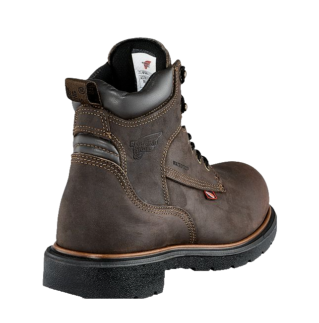 Pre-owned Red Wing Shoes Red Wing Men's Work 1204 Dynaforce® 6" Insulated Waterproof Soft Toe Boot 7-12 In Brown