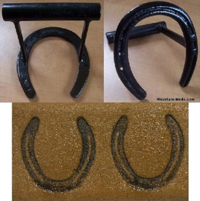 Concrete cement stucco Landscape Curbing Horse Shoe Imprint Texture Stamp New