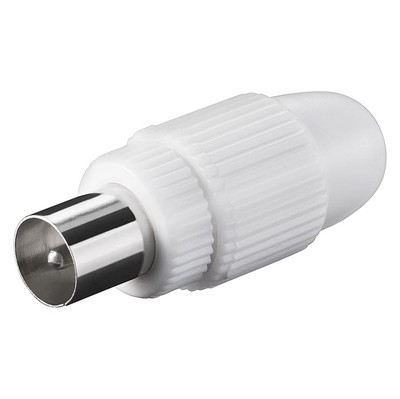 10 x Koax Antennenstecker IEC Steckverbinder Ø 9,5 mm Stecker Schraubbar 7682