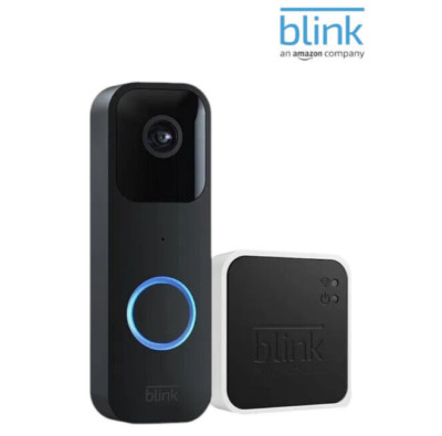 Blink Smart Wifi Video Doorbell Wired/Battery Operated with Sync Module 2 NEW