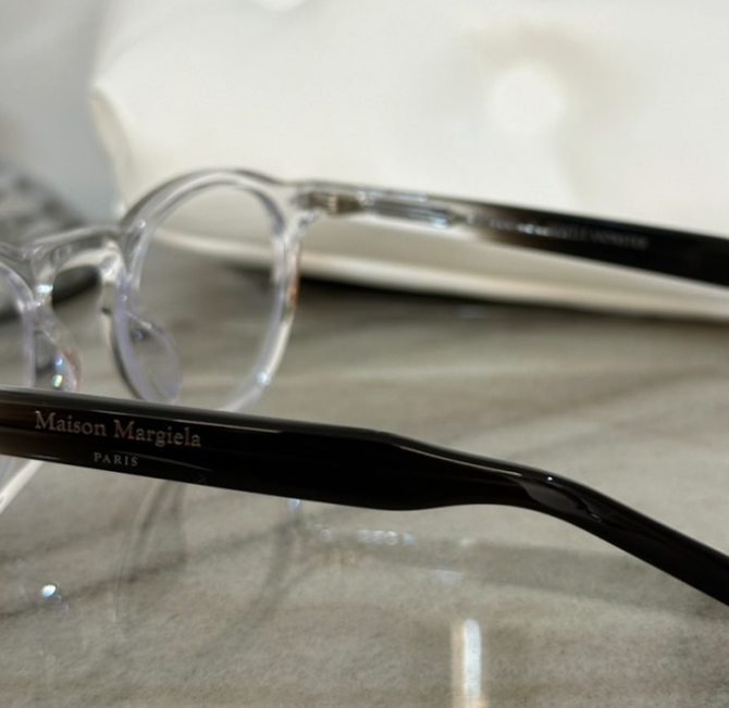 Pre-owned Gentle Monster X Maison Margiela Mm116 Translucent Clear Mm116-c1 In Muticolor