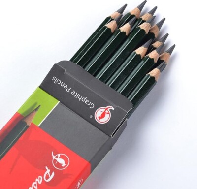 Pasler® Professional (3B) Graphic Sketching Drawing Pencils 12 Count sketches