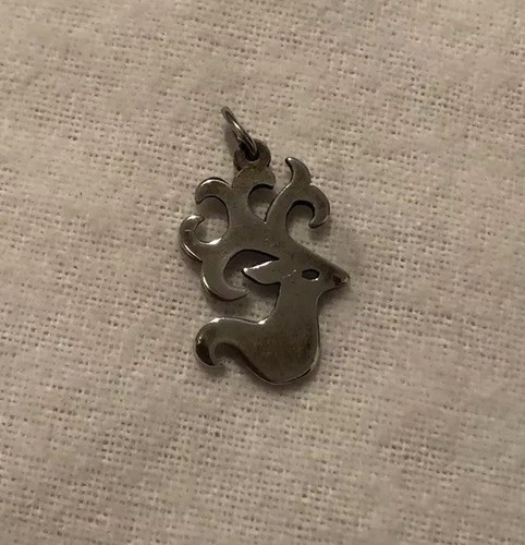 James Avery, RETIRED, Reindeer, Christmas, Dangle Charm, Sterling Silver