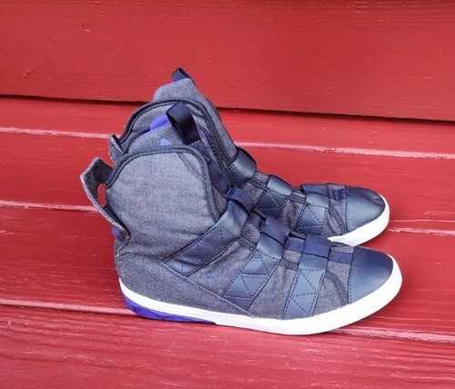 Adidas Originals Purple Grey High Top Sneaker Boot Shoe Women 9