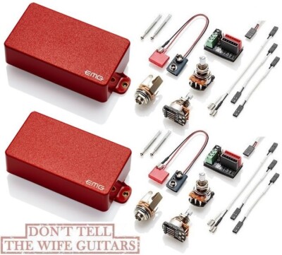 EMG 1 or 2 Pickupsキット EMG81 セット Amazon.com: EMG 1 or 2 Pickups HZ (PASSIVE) Conversion
