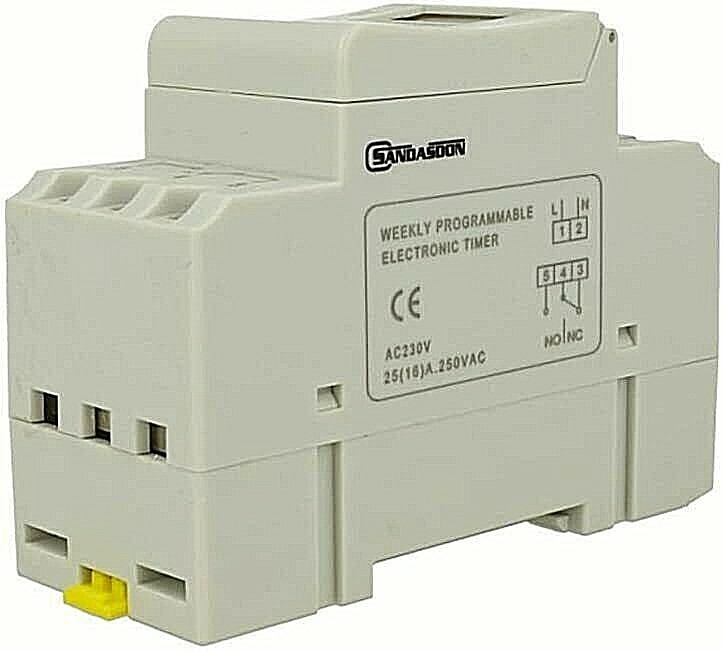 Temporizzatore Digitale Interruttore Orario Giornaliero Settimanale 2M BT15A uni 1