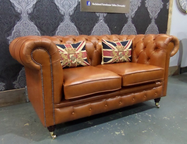 Tan Leather Chesterfield Sofa for sale in UK 86 used Tan Leather