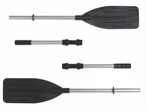 Intex Excursion 5 Person Inflatable Boat Set w/ 2 Oars, Air Pump & Bag (3 Pack)