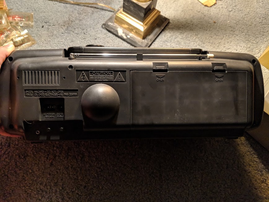 New Vtg Emerson TB0540 Boom Box Tape Cassette Player w/ Built in TV Radio Combo