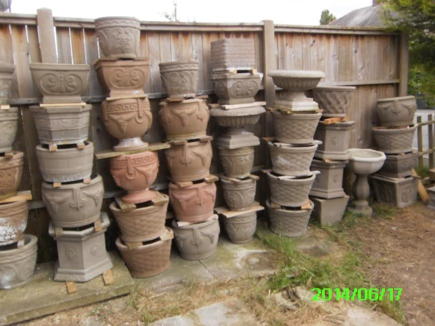 FIBREGLASS PLANTER MOULDS TO MAKE STONE POTS & PLANTERS in Ellesmere