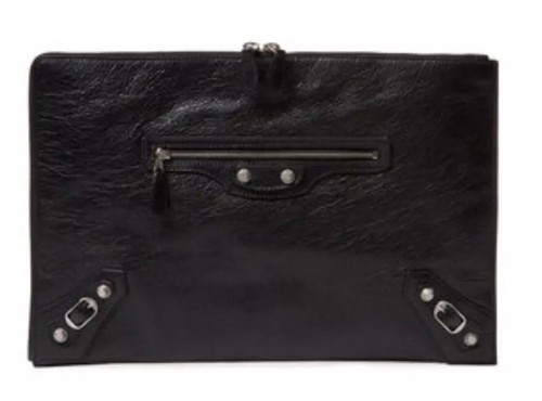 【VIP価格】BALENCIAGA Two Tone Exotic Leather Clutch VIP価格】BALENCIAGA Two Tone Exotic Leather Clutch