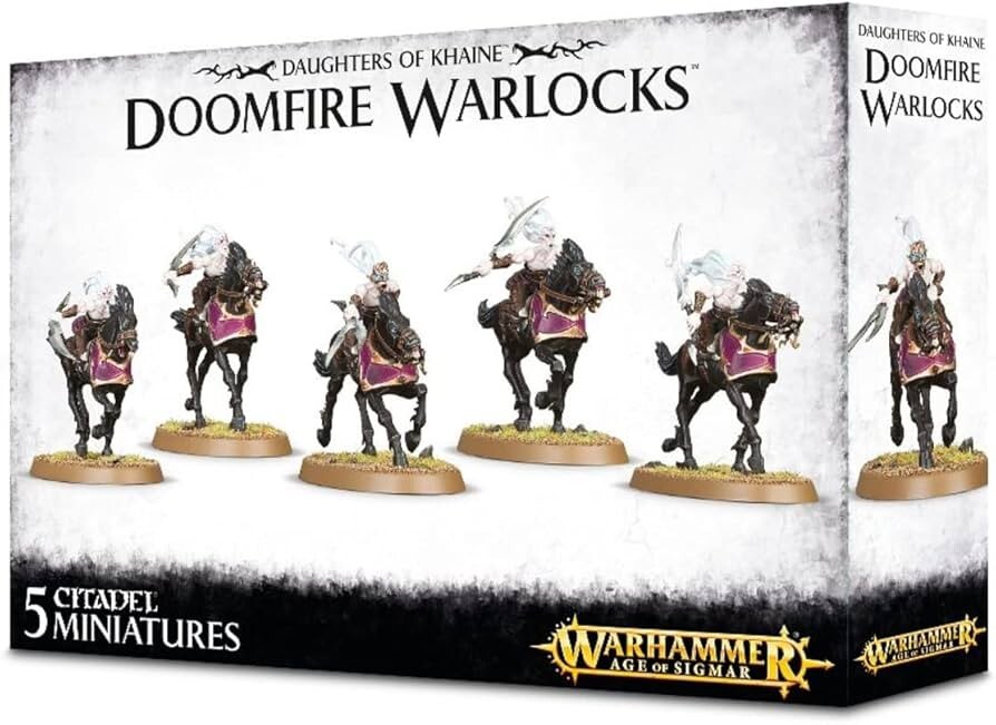 Warhammer AoS Дочери Каина, Чернокнижники Рокового огня / Темные всадники, НОВЫЕ в КОРОБКЕ