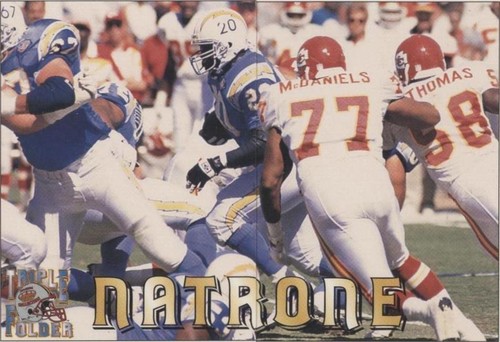 1994 Pacific Triple Folders Natrone Means #28
