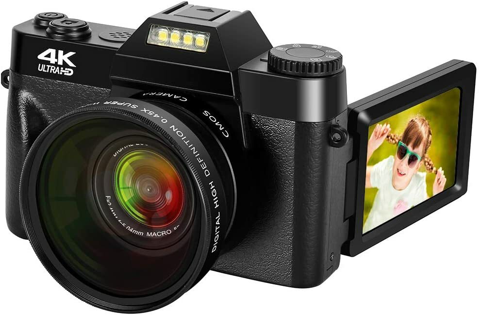 Digital Camera 48MP 4k Camera Vlogging Camera for YouTube