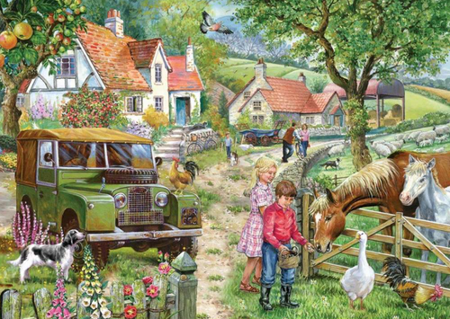 House Of Puzzles Orchard Farm 1000 Piece Jigsaw Puzzle Toys HP0509