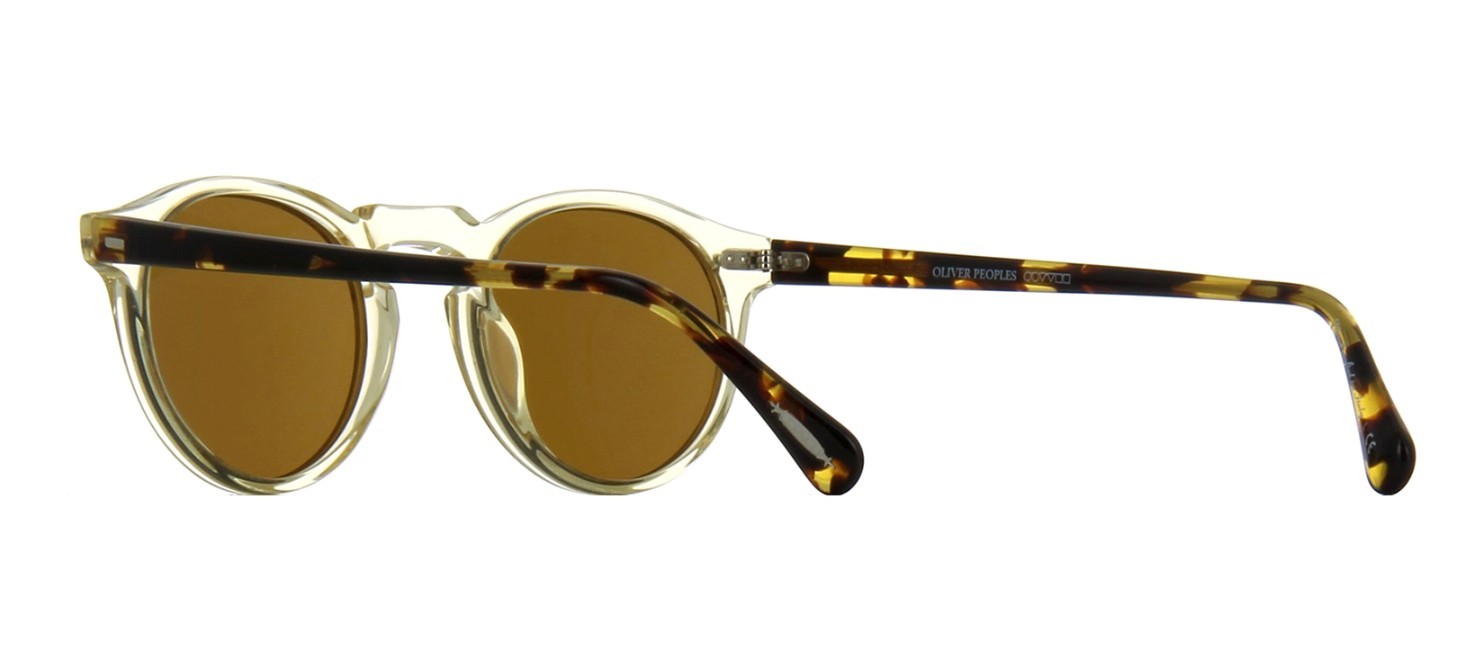 Pre-owned Oliver Peoples Gregory Peck Sun Ov 5217/s Buff Dtb/gold (1485/w4) Sunglasses