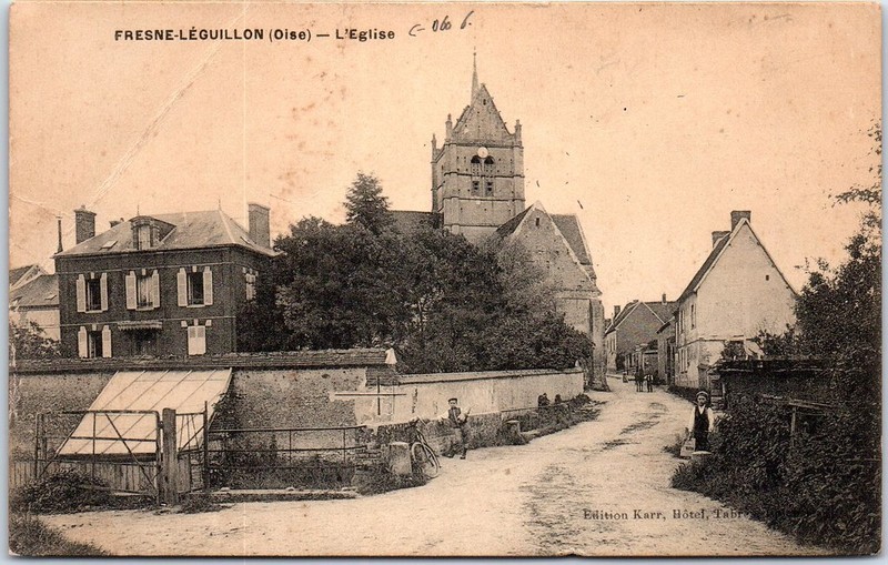 60 Fresne Leguillon - L'Eglise (Pli A Gauche)