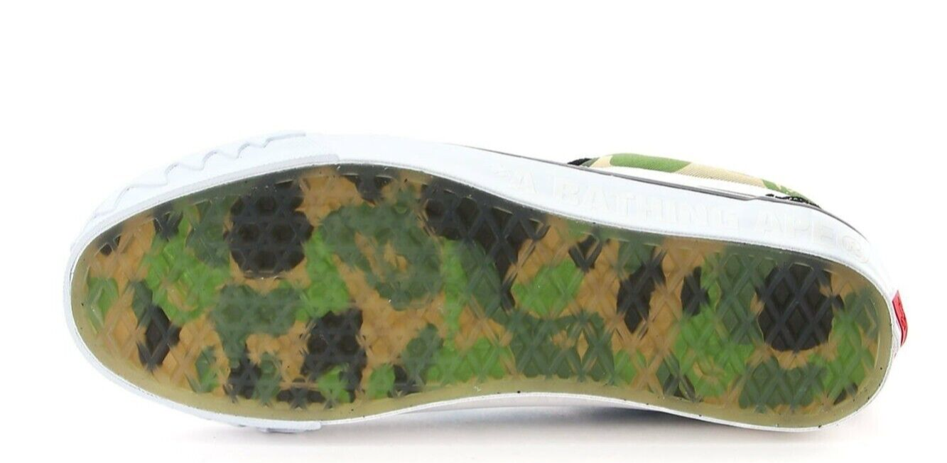 Pre-owned Vans A Bathing Ape Bape X  Lx Old Skool Tb Multi-color 1k73-191-920 Size 8.5 In Multicolor