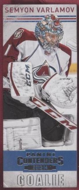 2013-14 Panini Playoff Contenders - Semyon Varlamov #18
