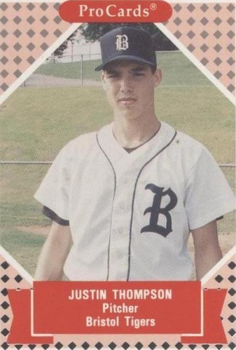 1991 ProCards Tomorrow's Heroes - Justin Thompson #71