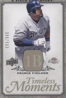 2008 Upper Deck A Piece of History - Prince Fielder #TM-27