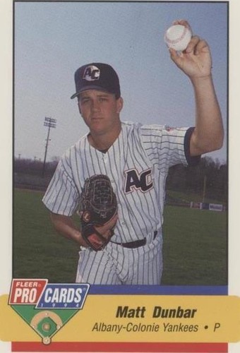 1994 Fleer ProCards Minor League - Matt Dunbar #1434