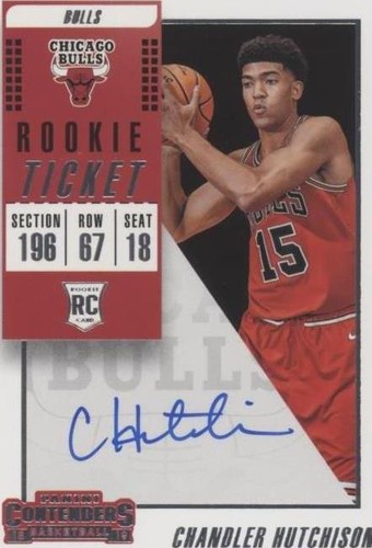 2018-19 Panini Contenders - Chandler Hutchison #140