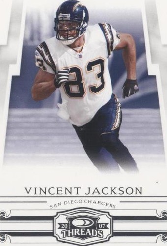 2007 Donruss Threads Vincent Jackson #136