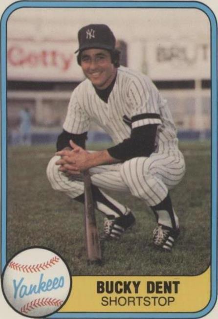 Fleer 1981 - Bucky Dent #80