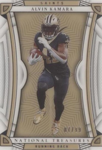 2022 Panini National Treasures Alvin Kamara #72