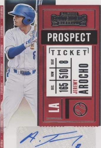 2020 Panini Contenders - Jeremy Arocho #PT2-JA
