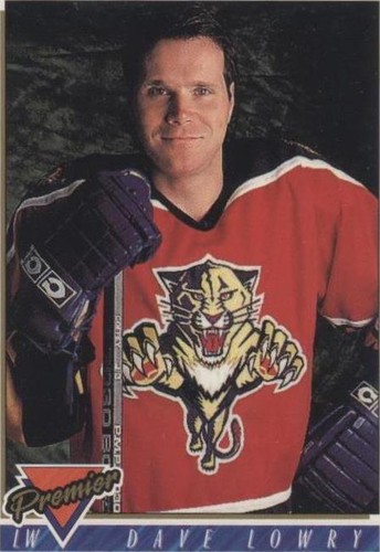 1993-94 Topps Premier - Dave Lowry #244