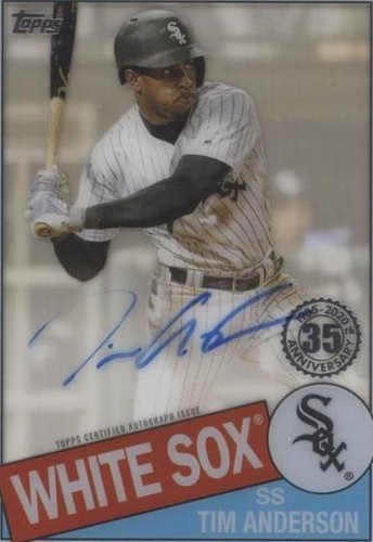 2020 Topps Clearly Authentic Autographs - Tim Anderson #TBA-TAN