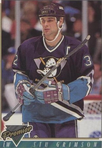 1993-94 Topps Premier - Stu Grimson #357